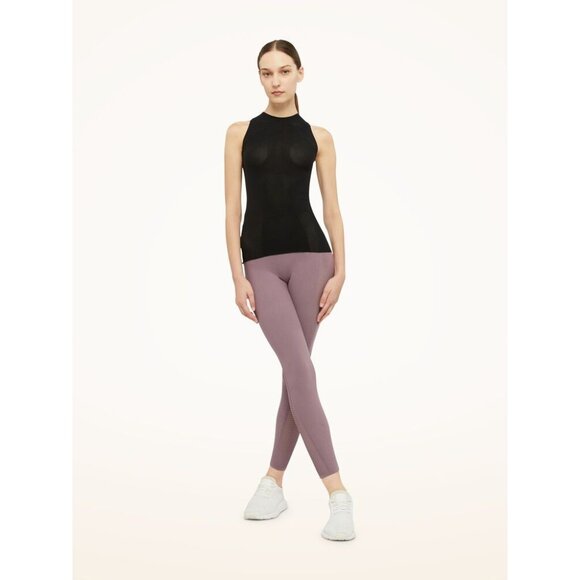 NWT Wolford Sleeveless Grid Net Top Black Size Large $200 - Picture 1 of 6